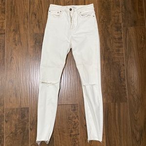 Zara White Jeans/Demin